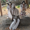 冬の安堵町を歩く