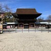 お礼の参拝　国府宮神社