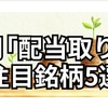 【マネー現代掲載】3月の配当取りは「新NISA×高配当・増配株」で！ 最新記事が公開されました