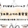 【さらばボンバーヘア】２か月ぶりの美容室　今時期は髪の乾燥に気を付けよう