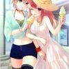 今カナデコ＆ネネ 描き下ろしB2タペストリー 「PS4ソフト オメガクインテット」 クレスト宝島/パピルス/ゲームアーク特典にとんでもないことが起こっている？