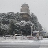 雪の名古屋