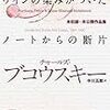 チャールズ・ブコウスキー『ワインの染みがついたノートからの断片』を読む