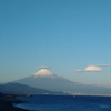 富士山の笠雲が綺麗でした