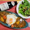 体が温まるショウガ入りカレーとピエール・ポネルのボジョレーヌーボー！