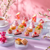 【コンラッド東京】桜ストロベリー・アフタヌーンティー “ブルーム”。桜舞う景色を表現したモンブランやムースなど