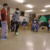 自由活動 → 転がしサッカーや1年間の振り返り /  クリスマスケーキの仕上げ　/　ザクロ　