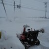 除雪をしてから原木山だ！