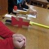 ４年生：図工　ギコギコ製作中