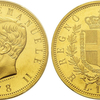 イタリア1878年ヴィットリオ エマヌエーレ2世100リレ金貨PCGS MS65