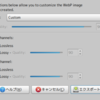 画像編集ソフトGIMPでWebP画像を読み書きする(GIMP 2.8系時点)