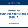 物価の上昇と働き方改革を実感した