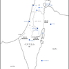 イスラエルの地図