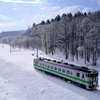 雪晴れの根室本線を往く、北海道色のキハ40を撮る！