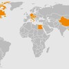 旅の記録 - 訪問国が22か国となりました。