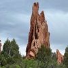 コロラドスプリングスの神々の庭　Garden of the Gods　　こじんまりとした公園ですがとても印象に残りました