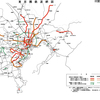 空想鉄道で東京のJR中央線バイパス路線として東八道路に地下鉄を通してみた、楽しい。