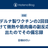 モデルナ製ワクチンの2回目を受けて微熱や筋肉痛の副反応が出たのでその備忘録