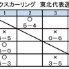 日本ミックス東北代表選考会～１日目の結果