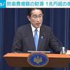 岸田首相が「防衛費増額分のうち１兆円強については国民の税制でご協力を」と軍事増税を明言。年額５兆円以上も防衛費を増やすのに１兆円の増税で済むわけがないし、防衛費増額が必要なのかから考え直すべきだ。