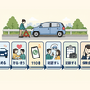 事故を起こしたら、まず何をする？初心者ドライバーのための「6つの順番」