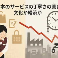 日本のサービスの丁寧さの真実：文化か経済か