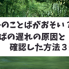 息子のことばがおくれている原因は？ことばのおくれを確認した方法３選。