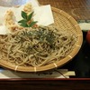 天むすといいちこポカリ割りとエビセンと美味しいお蕎麦屋さん