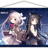 今[単品] 御剣冥夜＆鑑純夏 蒔島梓直筆サイン入りB2タペストリー 