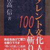「タレント文化人１００人斬り」佐高信著