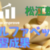 【松江塾】アルファベットをうとぅくてぃく書けるようになってきた！正直ここまでくるとは思ってなかった。