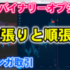 バイナリーオプション「逆張りと順張り」ブビンガ取引