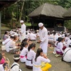 バリ島　サラスワティ(日本式に言うと弁天様)の祝日