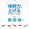 体幹力を上げるコアトレーニング