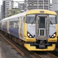 ９月８日　大雨による特急わかしお号運休のため、E257系500番台が臨時回送される