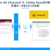 PyCaretとPower BI Desktopでトピック分析：CData Sync