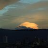 包まれた富士山