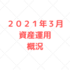 【家計管理　結果　検証】２０２１年３月　資産運用状況