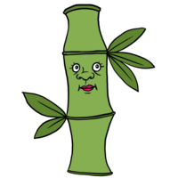 かわいい竹 のイラスト