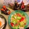 彩り夏野菜と長芋の豆腐サラダ
