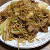 焼きそばを夕食に決定