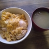 お夕飯は即席親子丼♪おやつは紙風船
