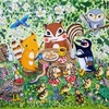 西宮北口｜西宮阪急で2025年6月17日（火）まで！🐿️りすを描く人気の画家『藤岡ちさ版画展』が開催中！