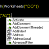 Worksheets("○○"). の入力選択肢を出す方法