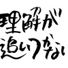 理解が追いつかない