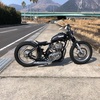 SR400 ケツ痛対策でミッドハイステップ化