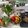 今週の仕事も終わり　助産院でごはん作り