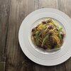 ホタルイカと長ネギの和風パスタ