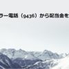 沖縄セルラー電話（9436）から配当金を受け取りました