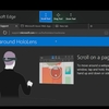 Microsoft HoloLens の Microsoft Edge （10.0.14342.1018）